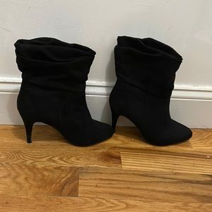 Brand new black stiletto booties size 9